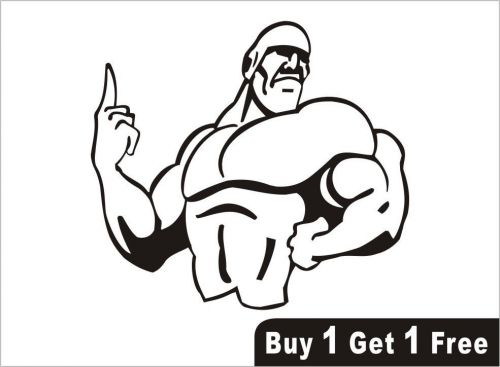 2X &#034;Khali Wrestler&#034; Funny Car Truck, Bumper Vinyl Sticker Decal Gift - 461 B