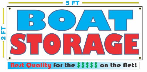 Full Color BOAT STORAGE Banner Sign All Weather NEW XL Larger Size