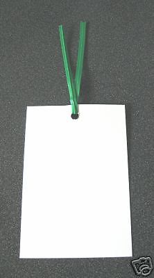 Plant labels  -  50 plastic tie-on labels /tags (90mm x 62mm) industriial labels for sale
