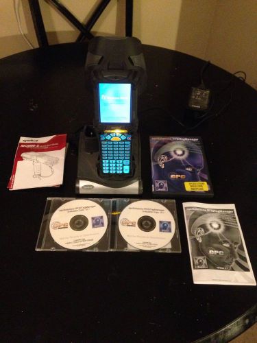 Symbol motorola mc906r barcode scanner with docking station + extras! - mc906-r for sale