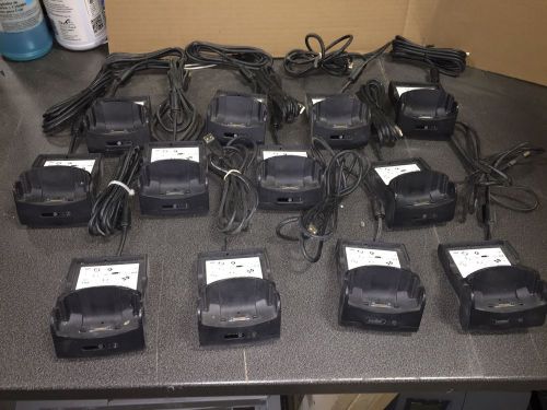 Lot of 12 Motorola Symbol Cradles for PDA Model MC5040 with 9 Power Supplies