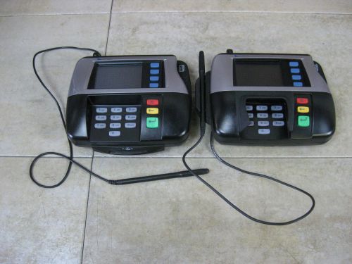 *Lot of 2 Verifone MX850 Payment Terminal Credit Card w/ Stylus