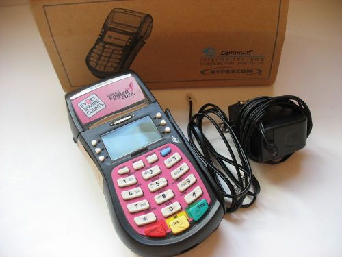 Hypercom T4220 Credit Card Terminal Network Ethernet Merchant Machine Optimum