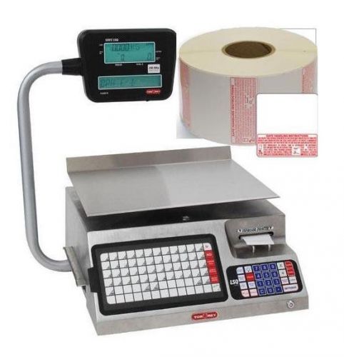 Torrey LSQ-40L Label printing Scale,Legal for Trade,40x0.01 lb,Free12 role Lable