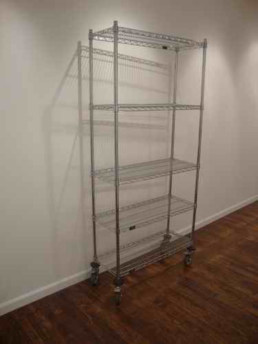 NEXEL Commercial 5 Layer Shelf Adjustable Steel Wire Metal Shelving Rack