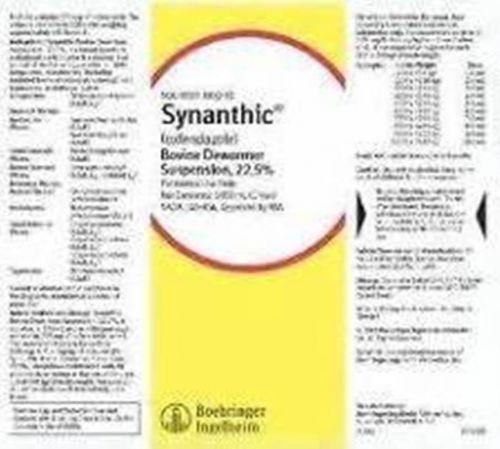 Synanthic drench wormer cattle sheep parasite 1000ml dewormer suspension 22.5% for sale