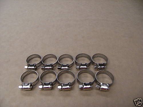 HOSE CLAMPS STAINLESS STEEL 10 x 19 - 44mm--VALUE PACK