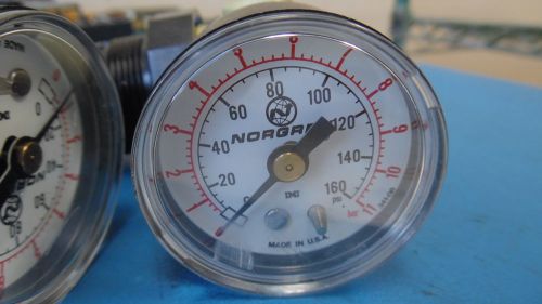 Lot of 2 Norgren R07-100-RGKA Pressure Regulator w/gauge