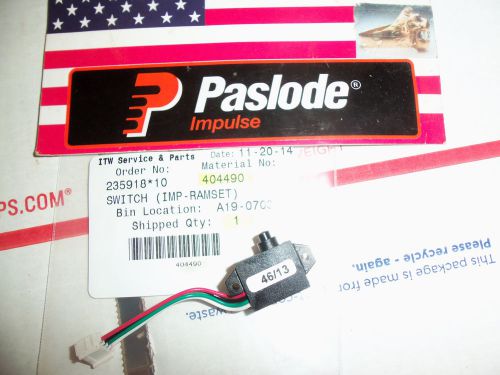 &#034;NEW&#034; Paslode Part # 404490  Trigger Switch Assembly