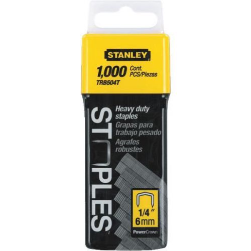 Stanley trb504t crown staples-1/4&#034; crown staple for sale