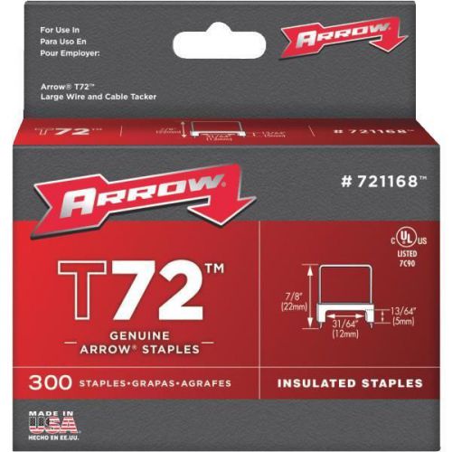 Arrow Fastener 721168 Insulated Staple-13/64 INSULATED STAPLE