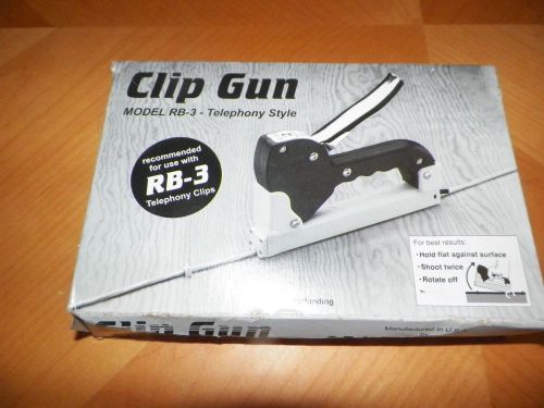 TELECRAFTER CLIP GUN MODEL RB-3 TELEPHONY STYLE NEW IN PACKAGE