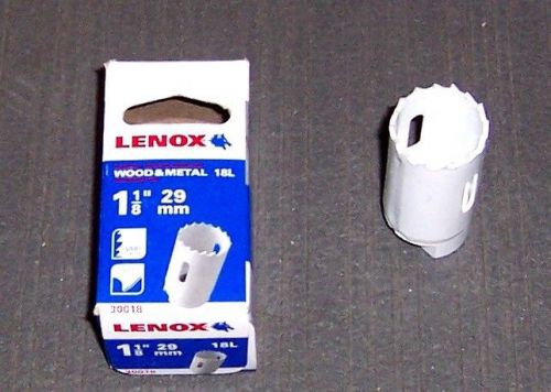 Lenox 30018-18l  1-1/8&#034; bi-metal hole saw wood/metal for sale