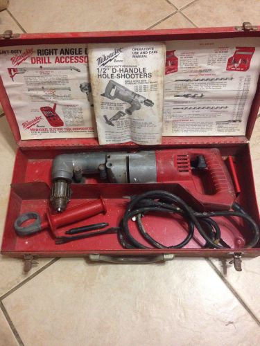 Milwaukee heavy duty 1/2&#034; right angle drill drive two speed corded 1101-1 for sale