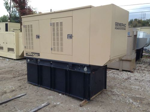 Generac diesel generator 50kw weather proof enclosure only 296 hours!!! for sale