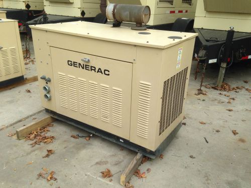 Generac Propane Generator 25kw Single Phase Weather Proof Enclosure LOW HOURS!!!