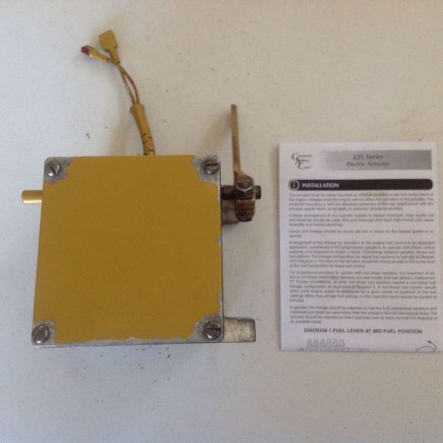 Adc225-12 Used Electric Actuator, By Governors Of America