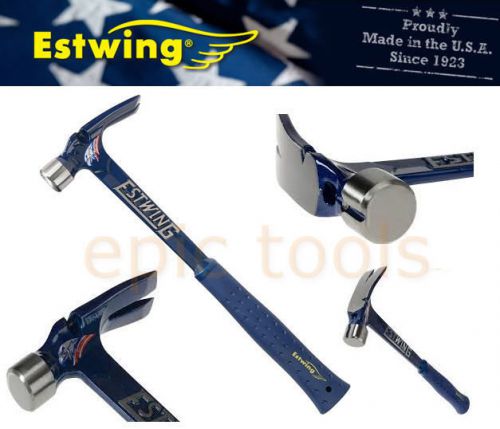 Estwing e6/19s 19unzen ultra-serie klaue rahmung nagel hammer nylon-blau vinyl for sale
