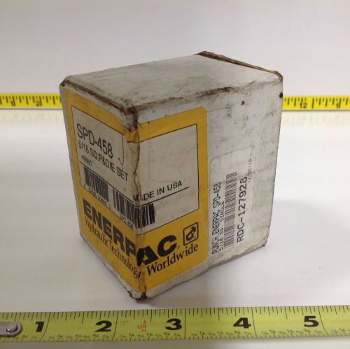 Enerpac punch &amp; die set sq hole1/4&#034; spd458 spd-458 for sale