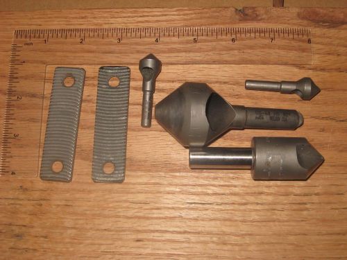 Weldon Tools Misc. Group of 6 Machinist Countersink &amp; Deburring Tools