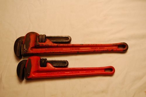 Armstrong 14&#034; &amp; 18&#034; Pipe Wrenches