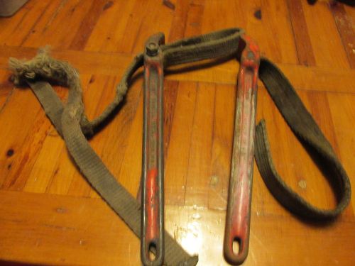 lot of 2 Ridgid No 2 strap wrenches