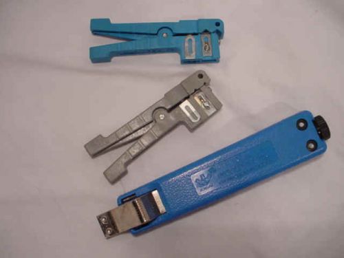 Set Of Three Ideal Aircraft Cable Strippers