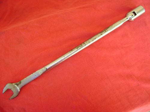 Snap on 11/16 long flex head wrench OH 22