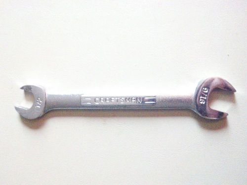 CRAFTSMAN  DOUBLE  OPEN  END  WRENCH  1/2&#034;--9/16&#034;  VINTAGE  -V-  SERIES ( 44579)