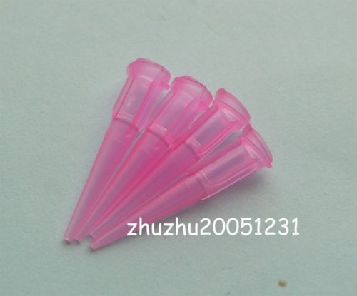 50pcs 20G pink TT Liquid Dispenser Needles Plastic tapered tips