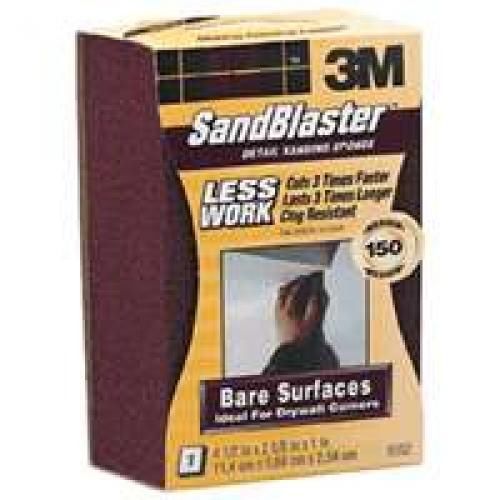 Sandblaster 4-1/2 in. x 2-1/2 in. x 1 in. 150 grit medium dual angle sanding spo for sale