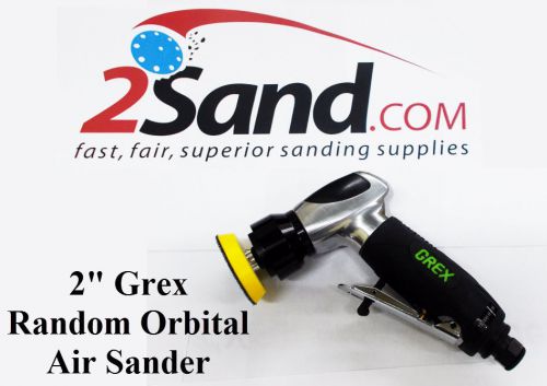 Air Sander Grex AOS368 2 Inch 105 Degree Angle Random Orbital