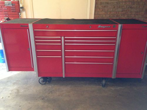 Large Snap-on toolbox with side boxes