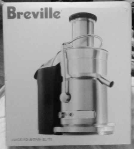 Breville 800jexl juicer fountain elite stainless steel 2 speeds + free 30 bags for sale