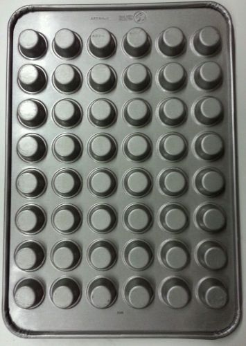 Chicago Metallic 525D Mini Muffin Baking Pan, 48 cups: 6x8! Commercial 17&#034;x25&#034;!