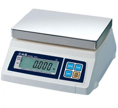 Cas sw-5 portion control scale 5lb x 0.002 lb,ntep,legal for trade,new for sale