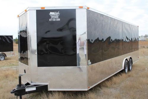 New 2015 8.5 x 24 8.5x24 enclosed race cargo car hauler trailer - loaded !! for sale