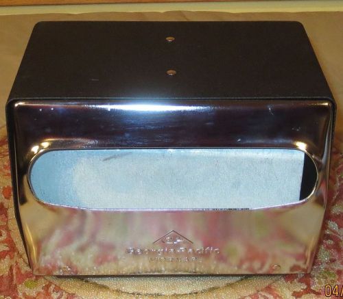 Vintage georgia-pacific mornap chrome napkin holder dispenser for sale