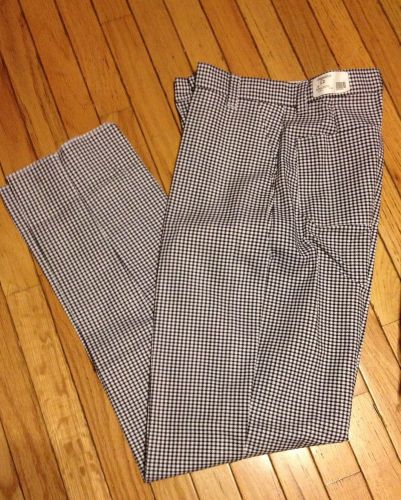 Lot Of 2 New Angelica Womens Chef Pants Checkered Sz 12 Nwt