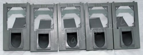 5 VENDSTAR 3000 VENDING MACHINE CANDY CHUTES AND BEZEL USED