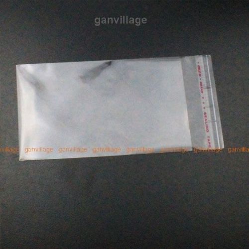 100x clear self adhesive seal plastic gems toy gift retail packing bags 6.5x12cm for sale