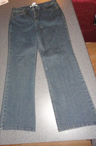 New geoffrey beene 10 short jeans nwt new bootcut dark women&#039;s ladies&#039; for sale