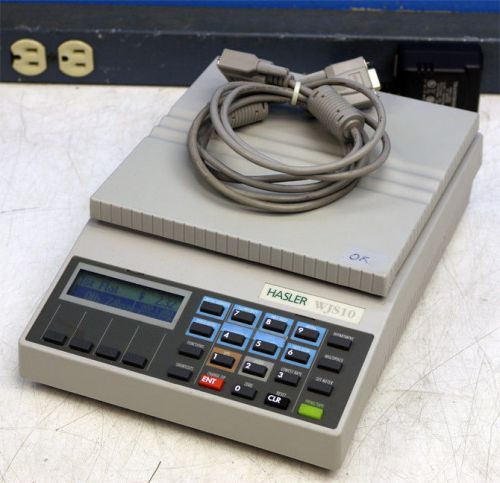 Hasler, inc. wjs series shipping postage calculator scale wjs10 for sale