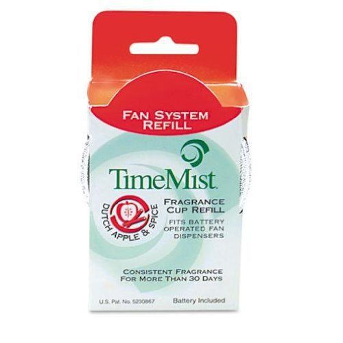 TimeMist Fragrance Cup Refill, Apple &amp; Spice 1 oz BATTERY INCLUDED