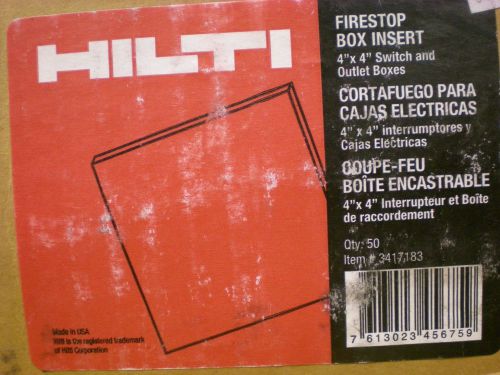 HILTI fire stop box insert (50pcs) (#3417183)