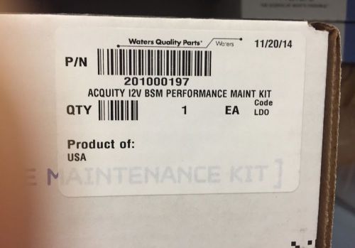 New Waters Acquity UPLC 12V Binary Solvent Manager PM Kit Part Number 201000197
