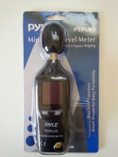 New Pyle PSPL03 Mini Sound Level Meter with A Frequency Weighting
