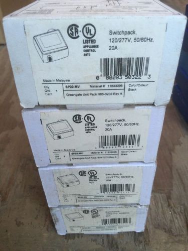 (new) cooper greengate sp20-mv motion sensor switchpack 120/277v 20a for sale
