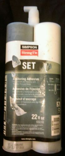 Simpson Strong Tie Adhesive SET Anchoring Adhesive 22oz Epoxy SET22