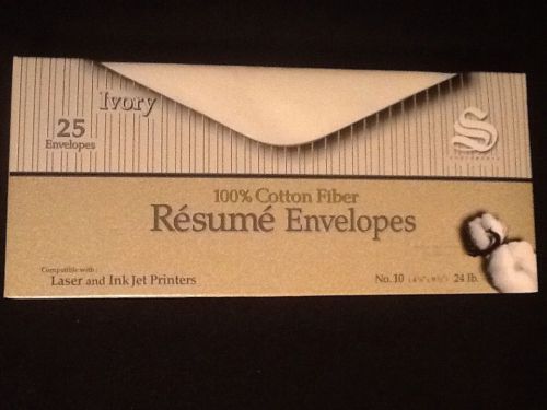 Southworth Resume Envelopes ( Compatible with : Laser and Ink Jet Printers )